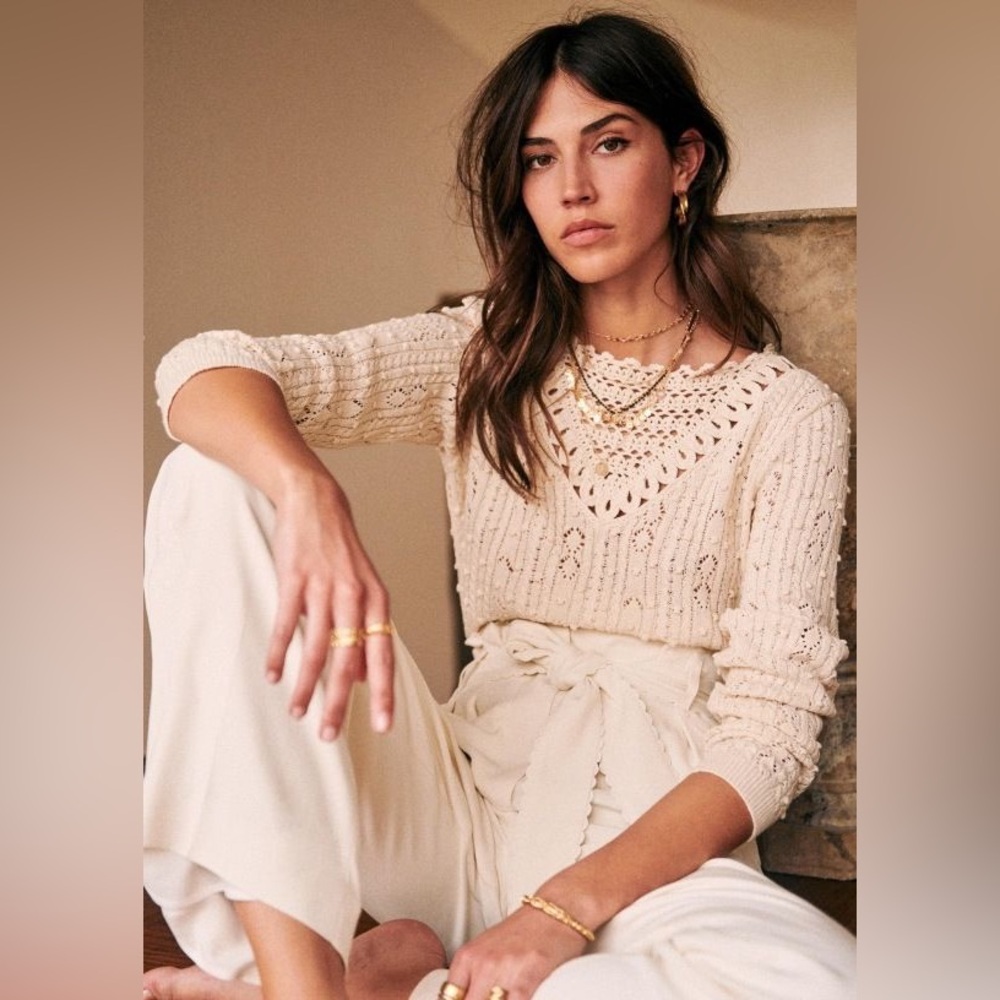 Sezane Trecy Sweater Size S